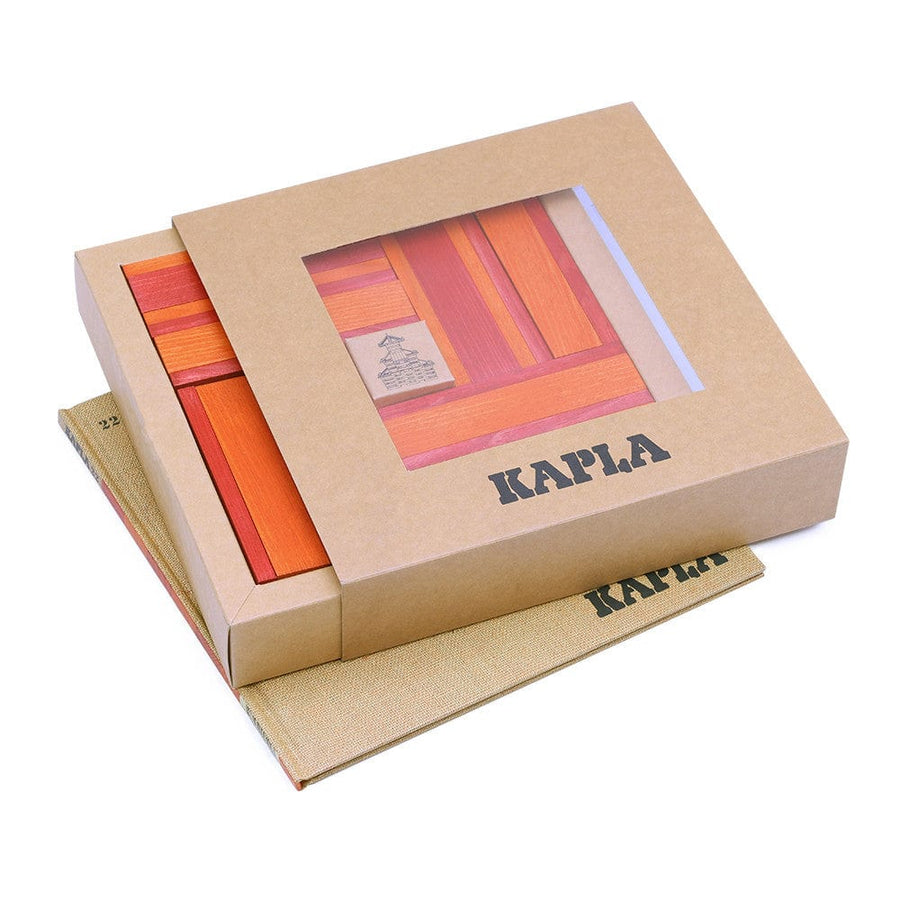 Kapla Books and Colours - Red/Orange