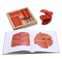 Kapla Books and Colours - Red/Orange