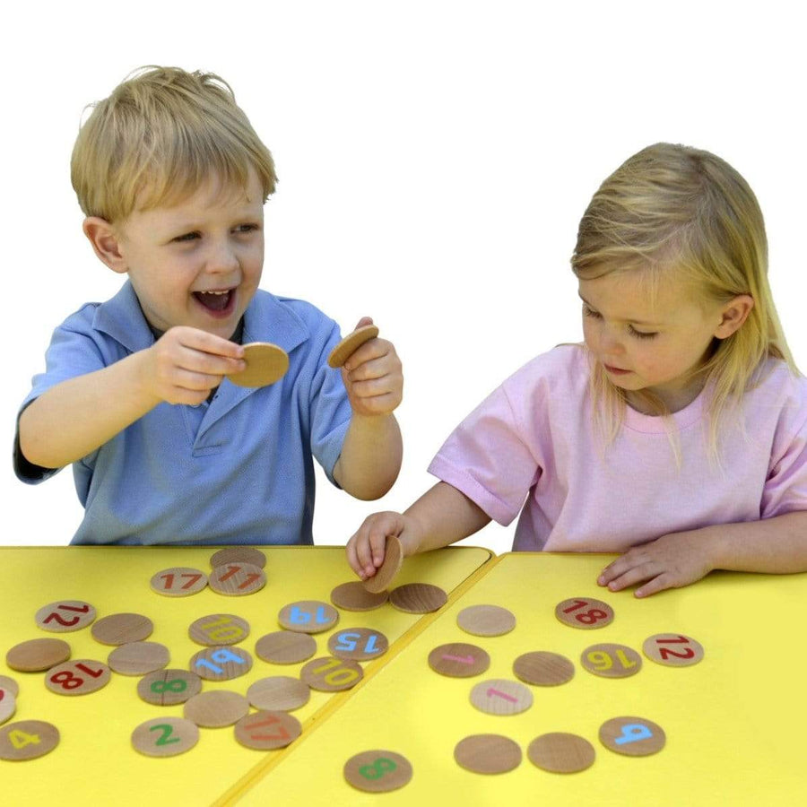 Freckled Frog Numbers 1-20 Wooden Matching Pairs