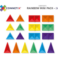 Connetix Tiles Rainbow 24 Piece Mini Pack