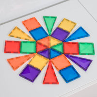 Connetix Tiles Rainbow 24 Piece Mini Pack