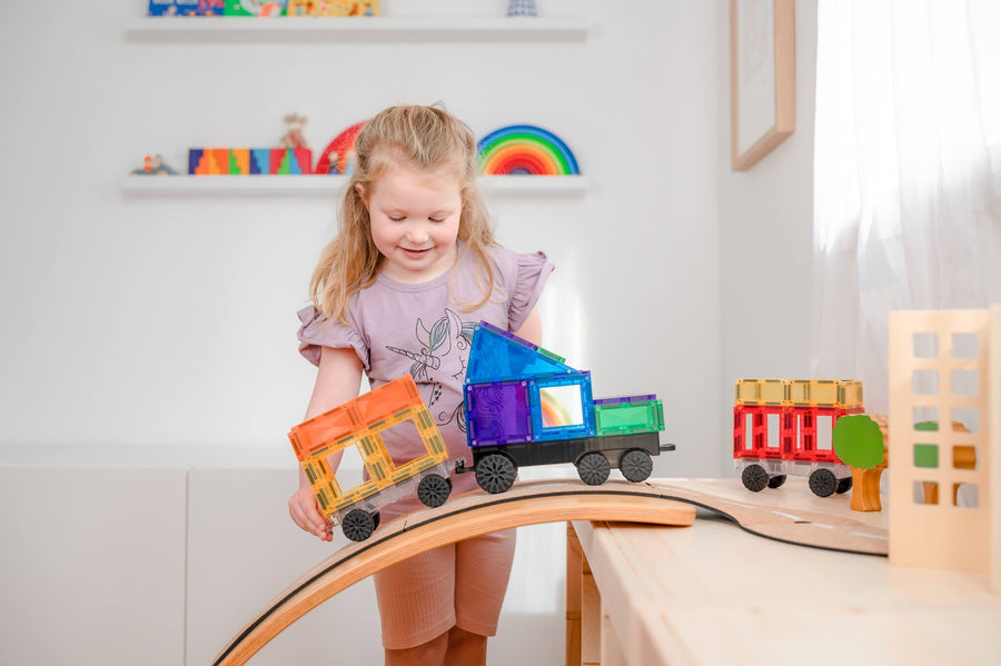 Connetix Tiles Rainbow 50 Piece Transport Pack