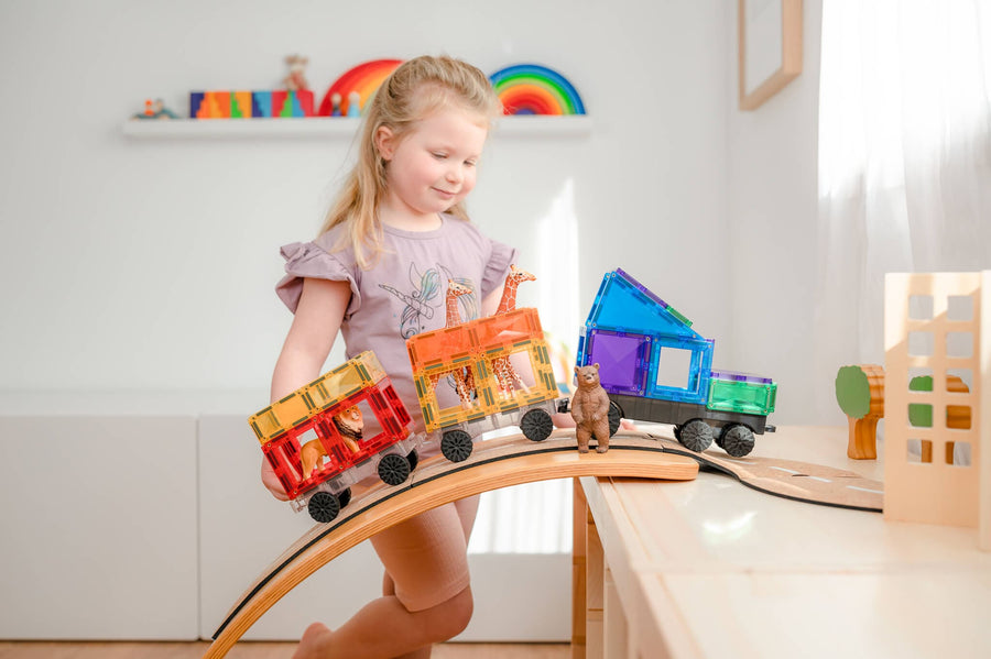 Connetix Tiles Rainbow 50 Piece Transport Pack