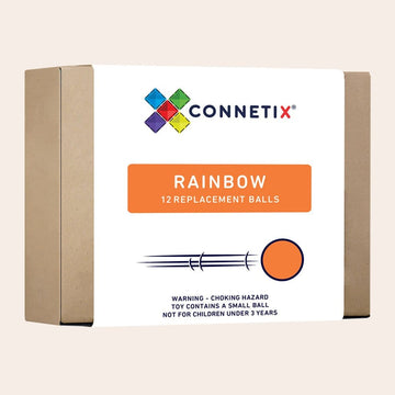 Connetix Tiles 12 Piece Rainbow Replacement Ball Pack