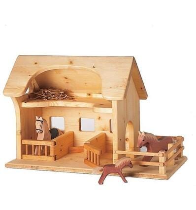 Drei Blatter Wooden Farm Barn with Stable