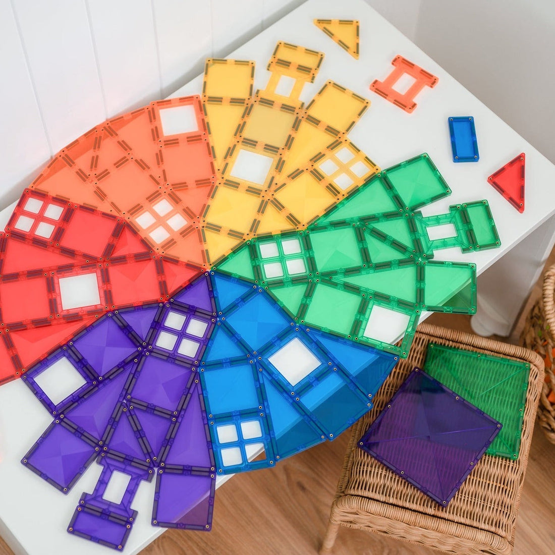 Connetix Tiles Rainbow Creative Pack 102 Piece - NEW