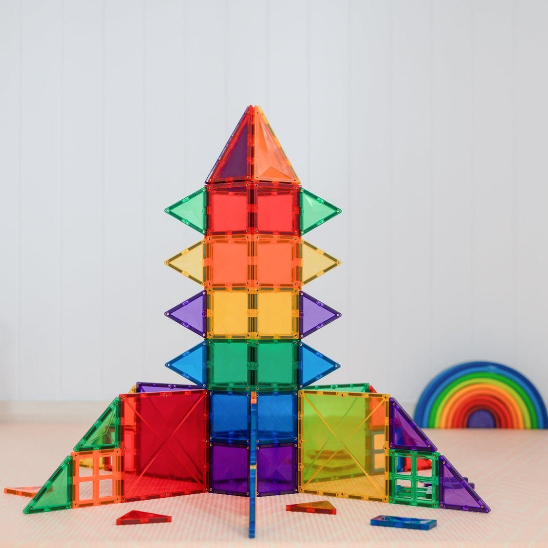 Connetix Tiles Rainbow Creative Pack 102 Piece - NEW