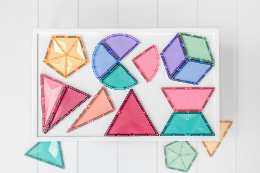 Connetix Tiles Pastel Shape Expansion Pack 48 Piece