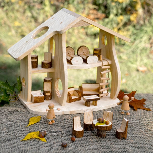 Guidecraft Woodlands Dollhouse Set