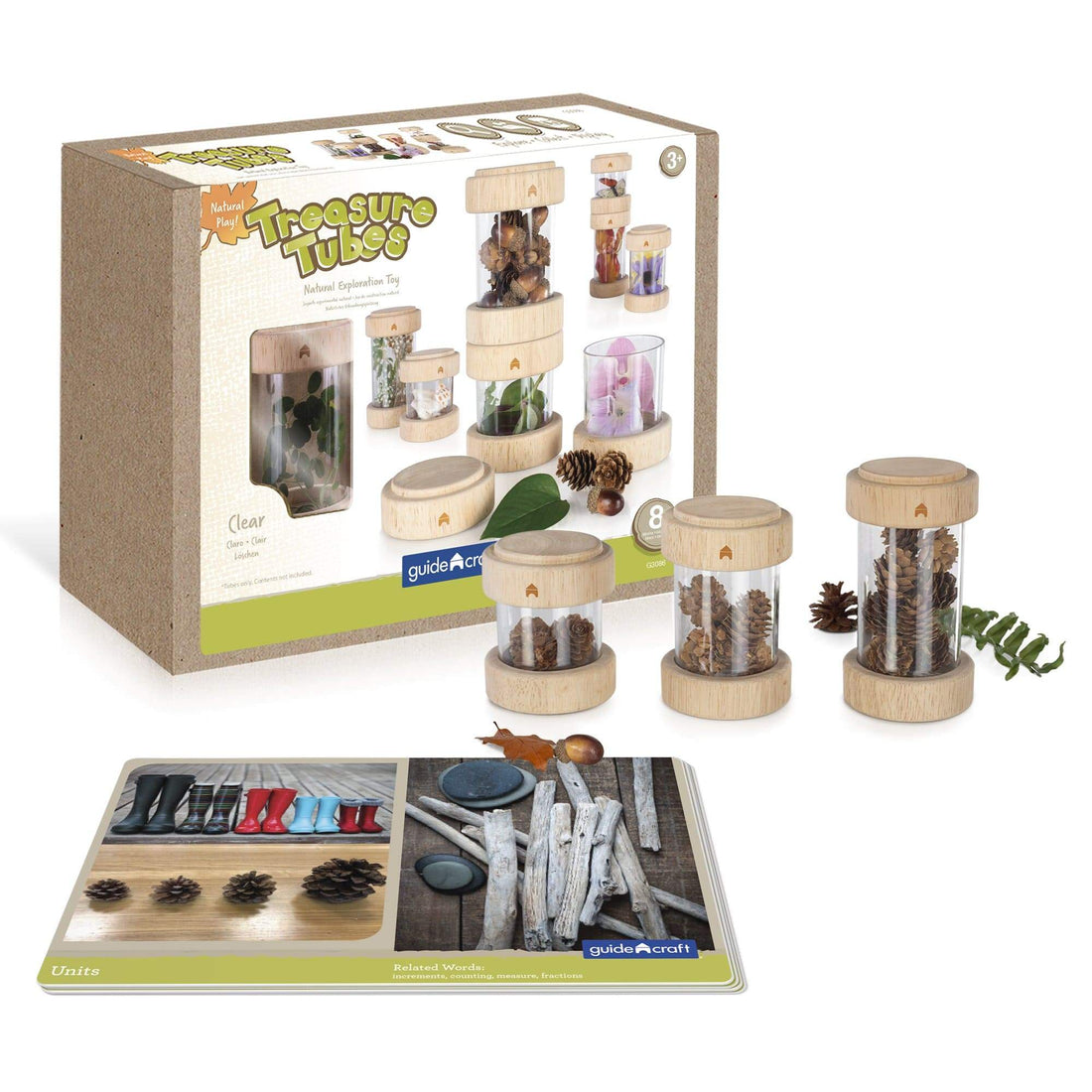 Guidecraft Treasure Tubes – Clear