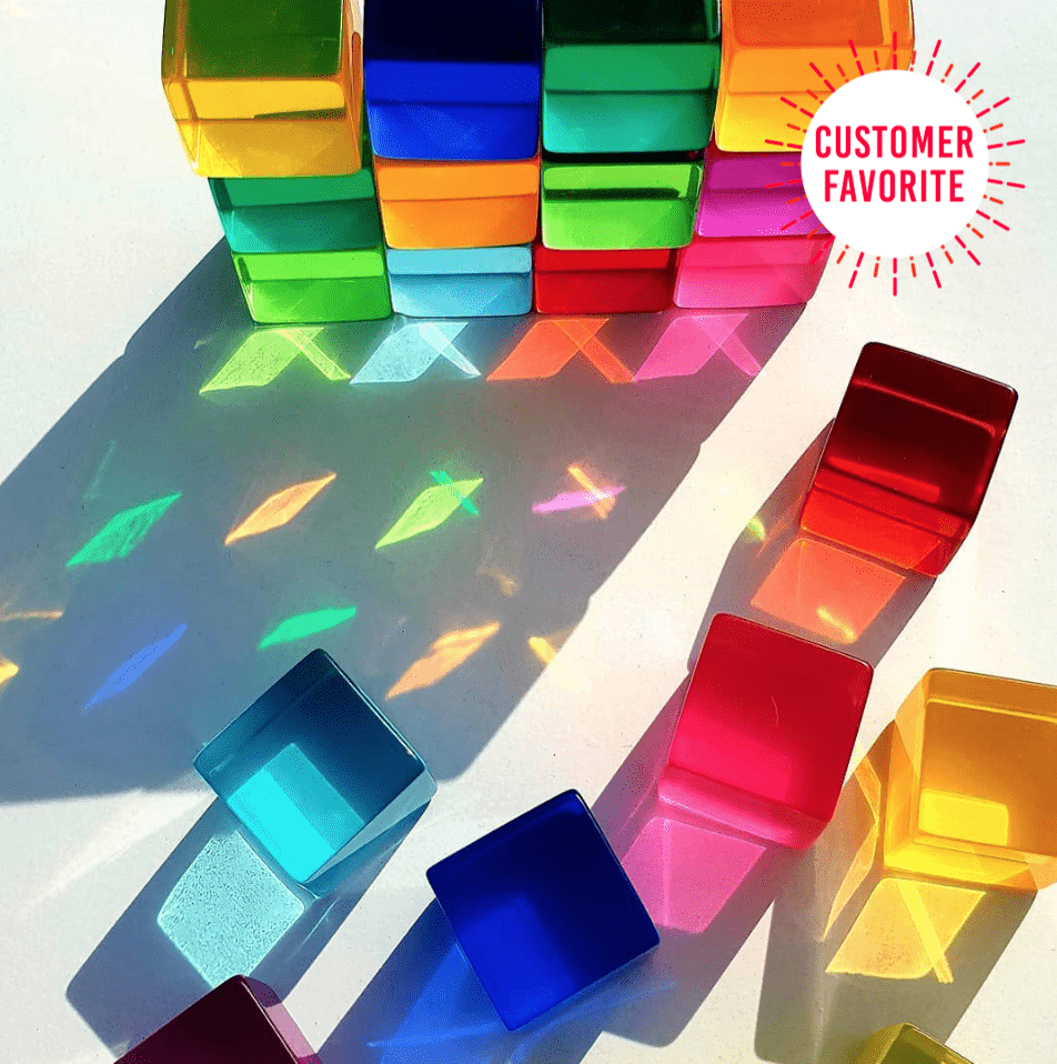 Bauspiel Lucite Cubes 20 Blocks