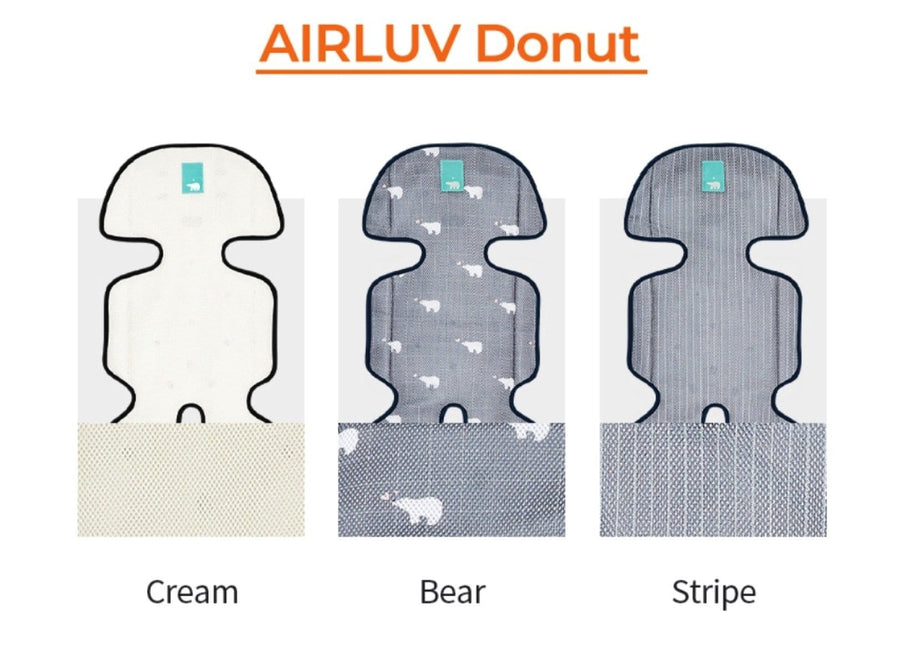 Poled Airluv2 Donut Airflow Cooler Pad- Cream