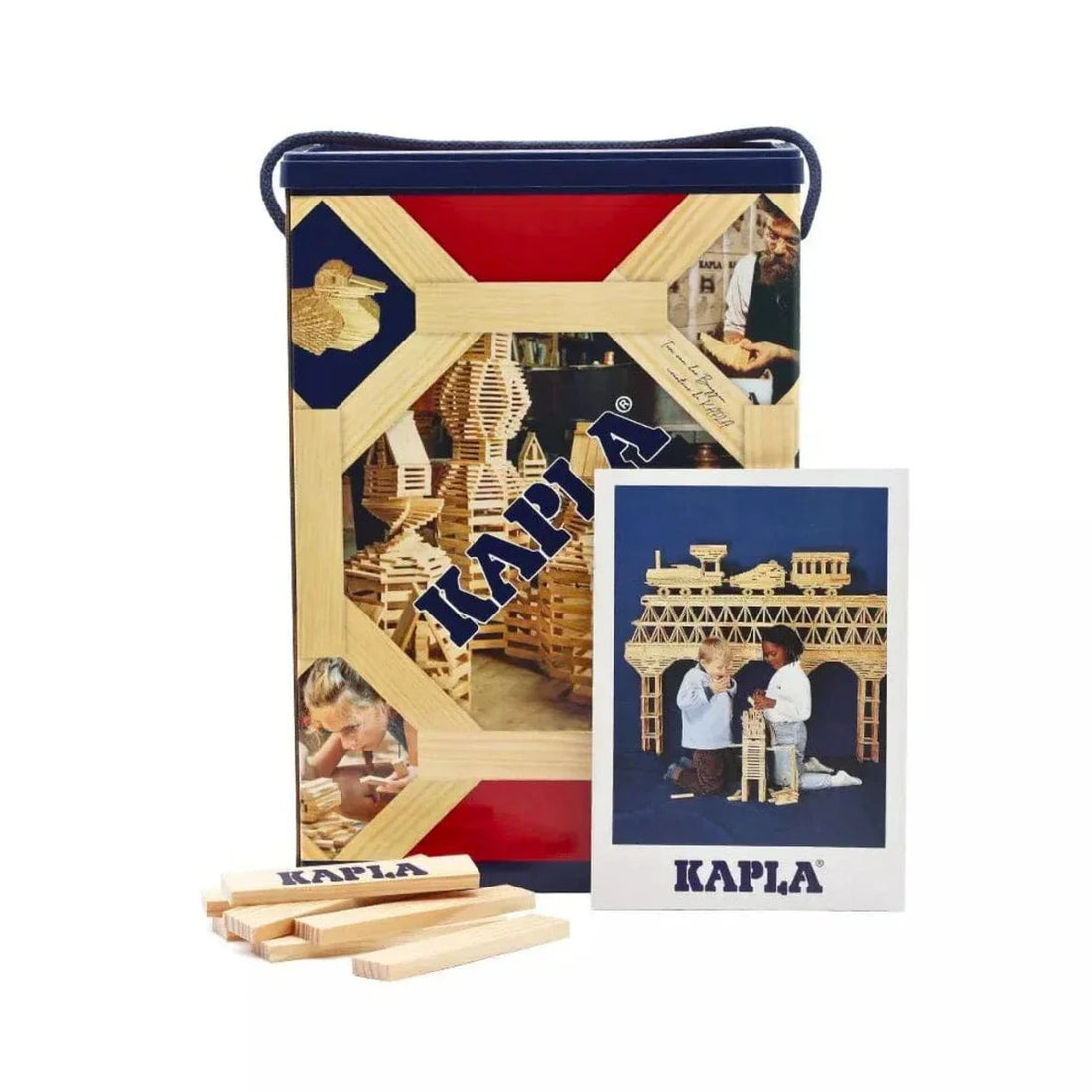 KAPLA Blocks Building Planks - 200 Natural Set