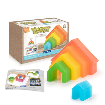 Guidecraft Discovery Stackers - Rainbow House