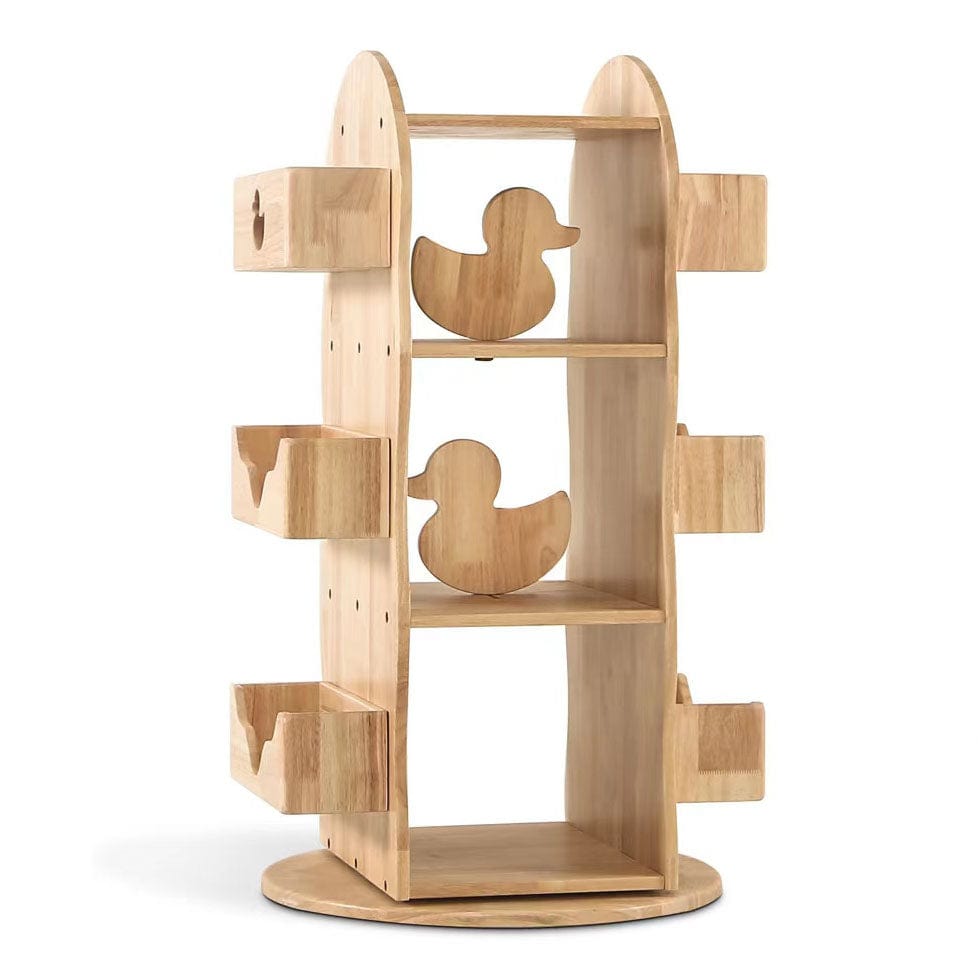 My Duckling Revolving Solid Wood Bookcase