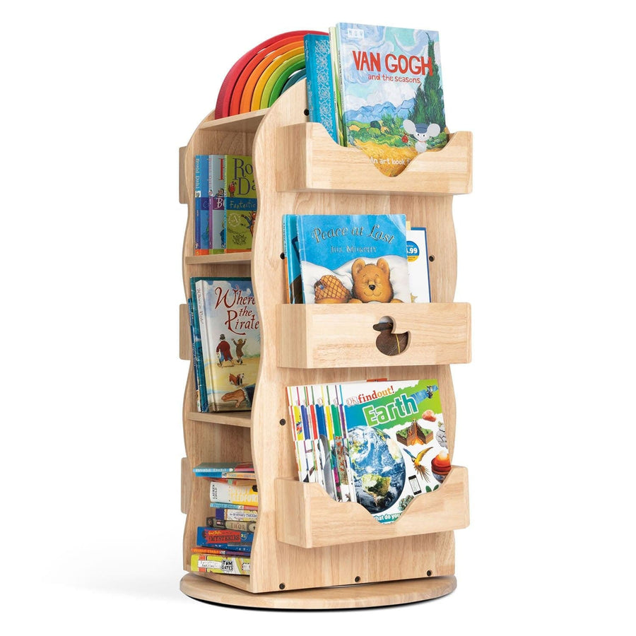 My Duckling Revolving Solid Wood Bookcase