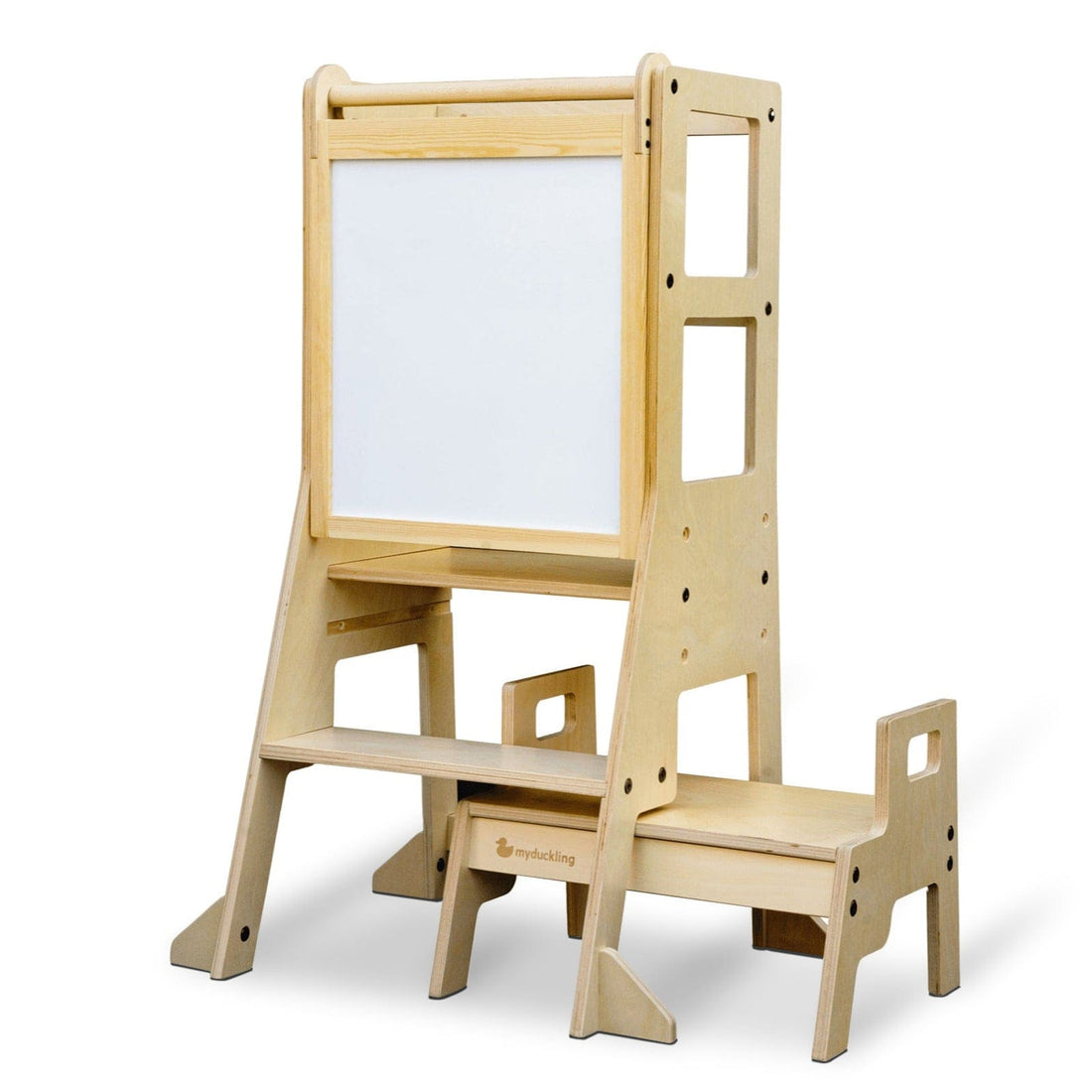 My Duckling Adjustable Learning Tower with Stool –Natural (Mid August Pre-Order)
