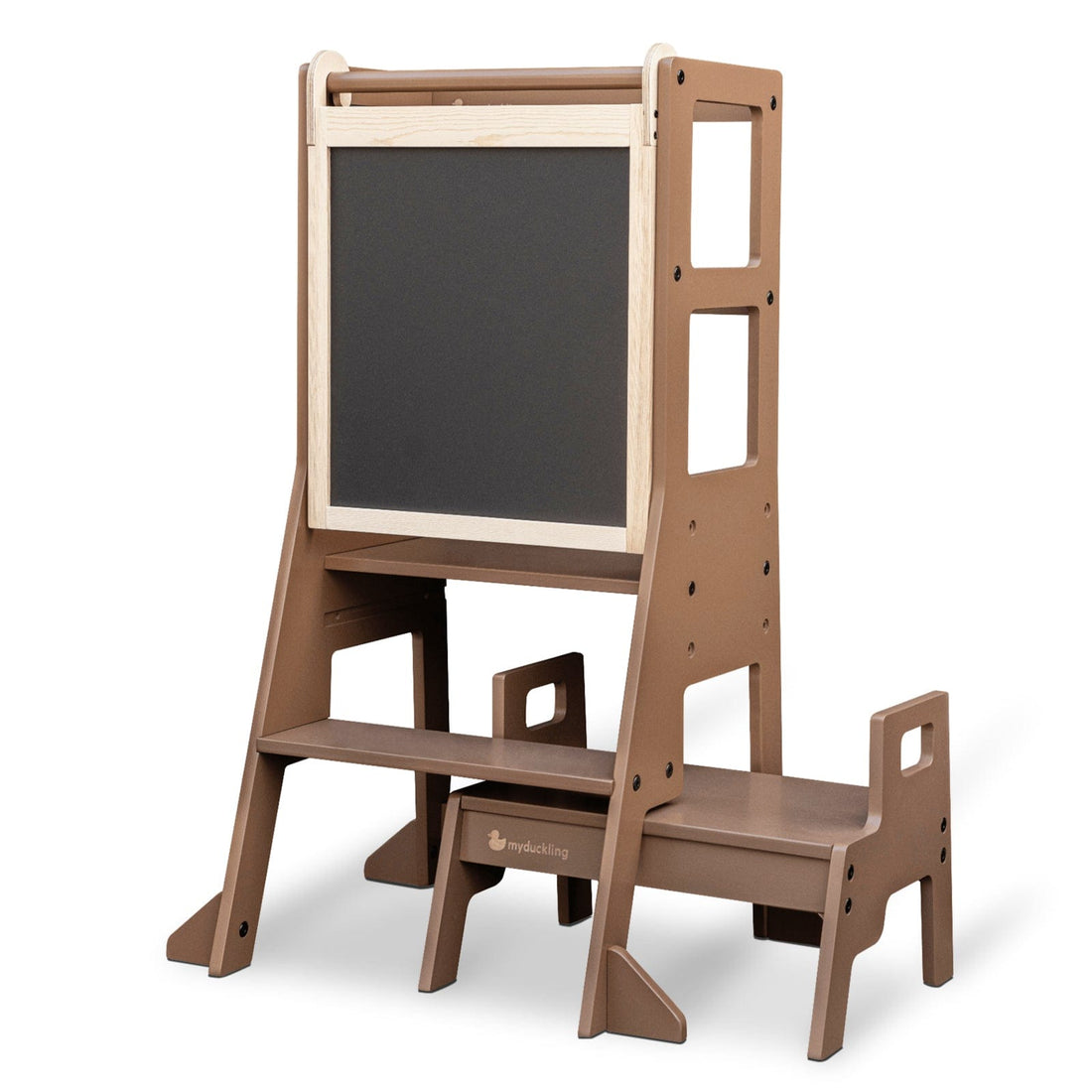 My Duckling Adjustable Learning Tower with Stool –Walnut