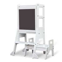 My Duckling Adjustable Learning Tower with Stool -White