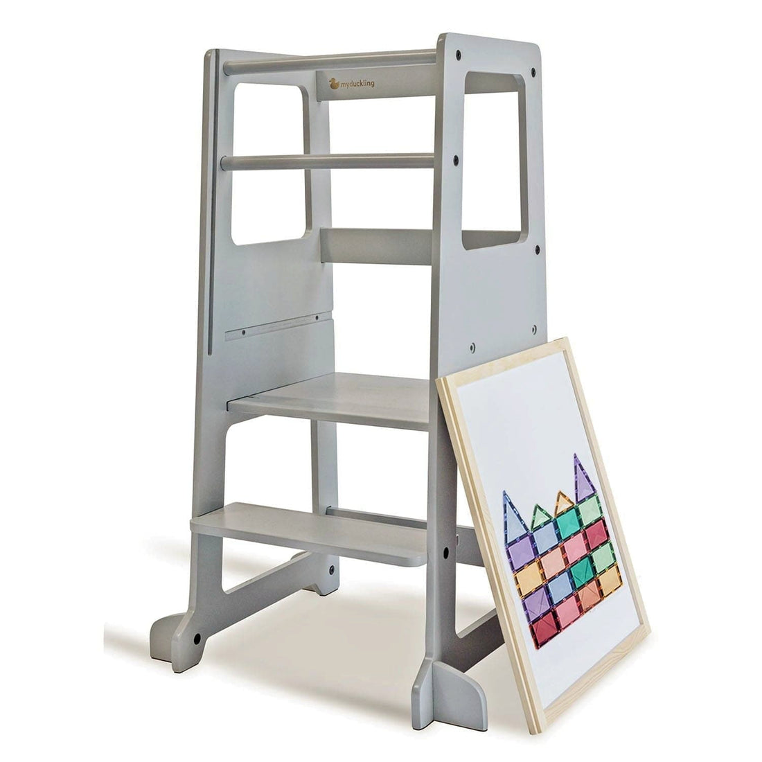My Duckling Adjustable Learning Tower 2 in 1 –Grey