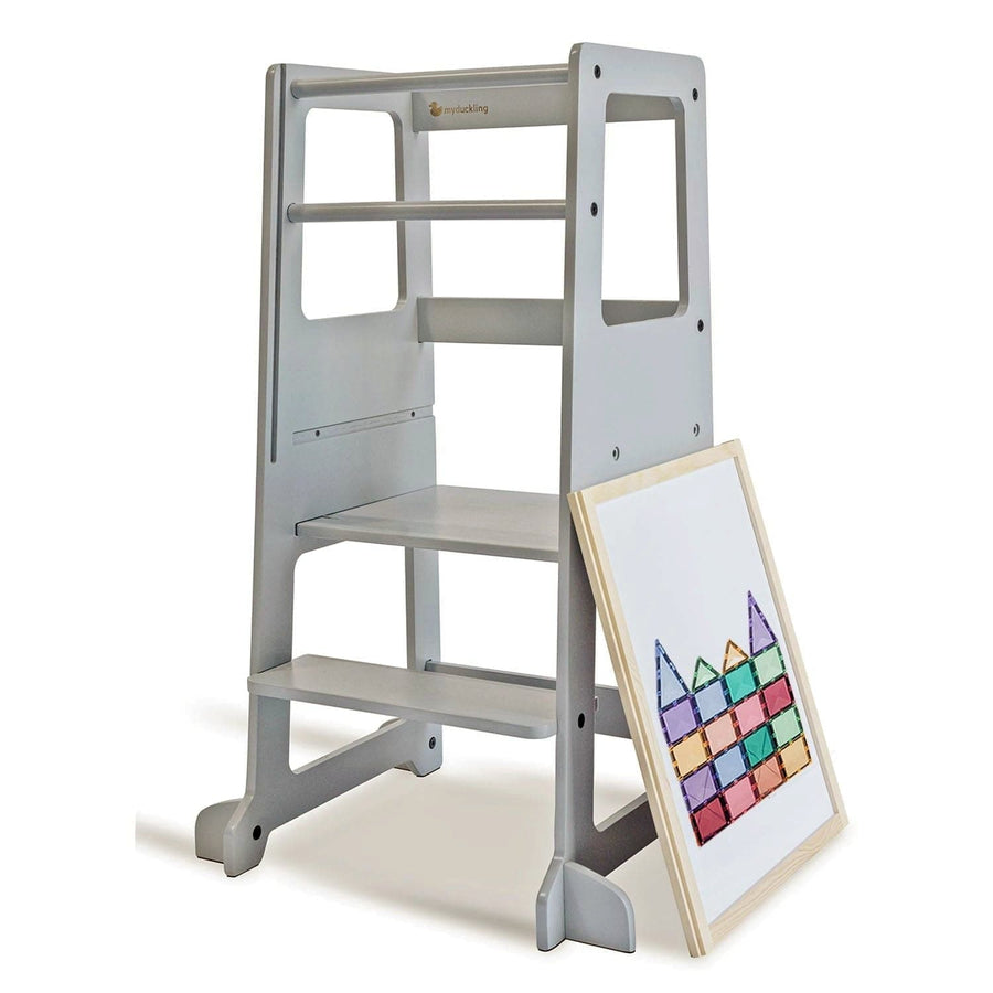 My Duckling Adjustable Learning Tower 2 in 1 –Grey