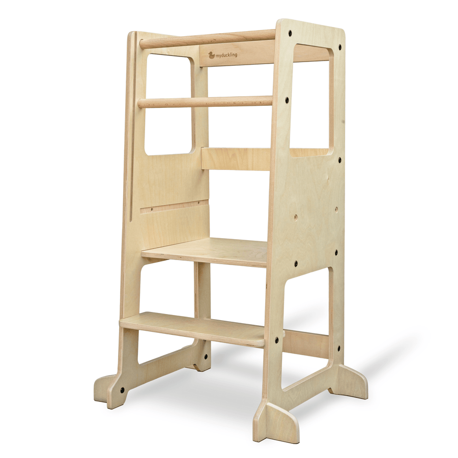 My Duckling Adjustable Learning Tower 2 in 1 –Natural (Mid August Pre-Order)