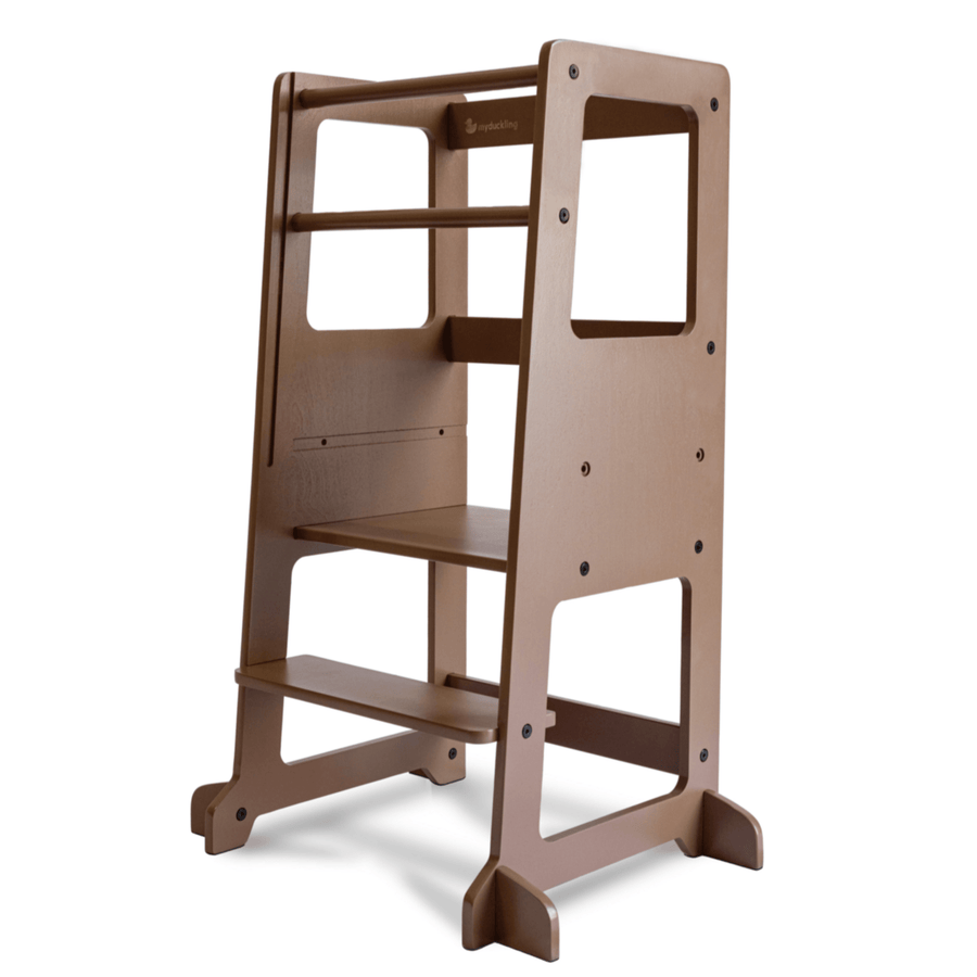 My Duckling Adjustable Learning Tower 2 in 1 –Walnut
