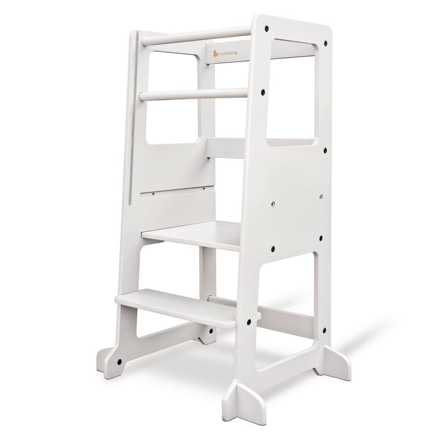 My Duckling Adjustable Learning Tower 2 in 1 –White