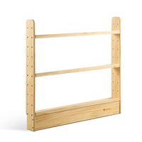 My Duckling NALA 3 Tier Adjustable Solid Wood Bookshelf