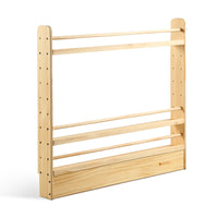 My Duckling NALA 3 Tier Adjustable Solid Wood Bookshelf