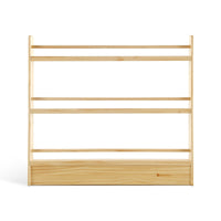My Duckling NALA 3 Tier Adjustable Solid Wood Bookshelf