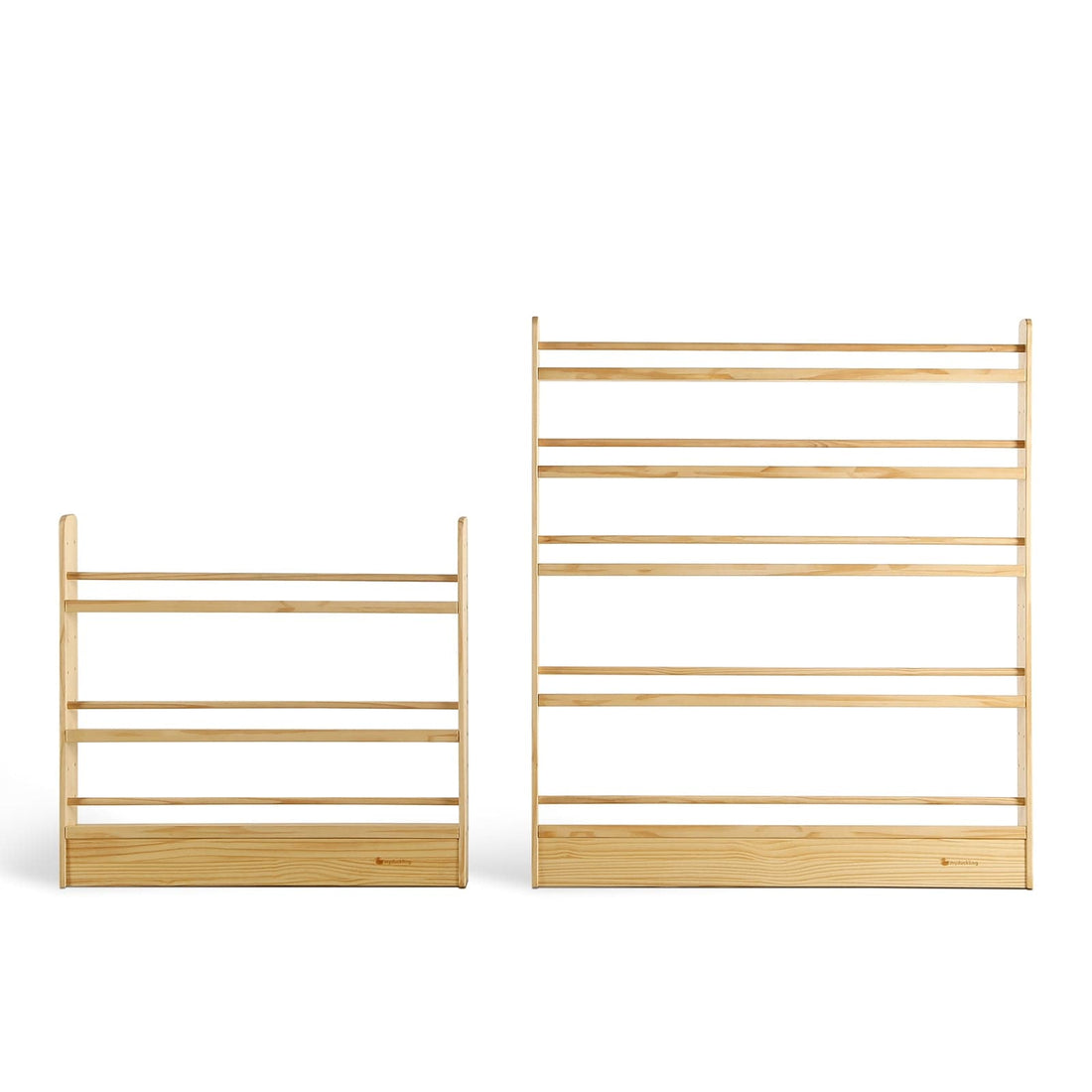 My Duckling NALA 5 Tier Adjustable Solid Wood Bookshelf