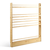 My Duckling NALA 5 Tier Adjustable Solid Wood Bookshelf