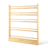 My Duckling NALA 5 Tier Adjustable Solid Wood Bookshelf