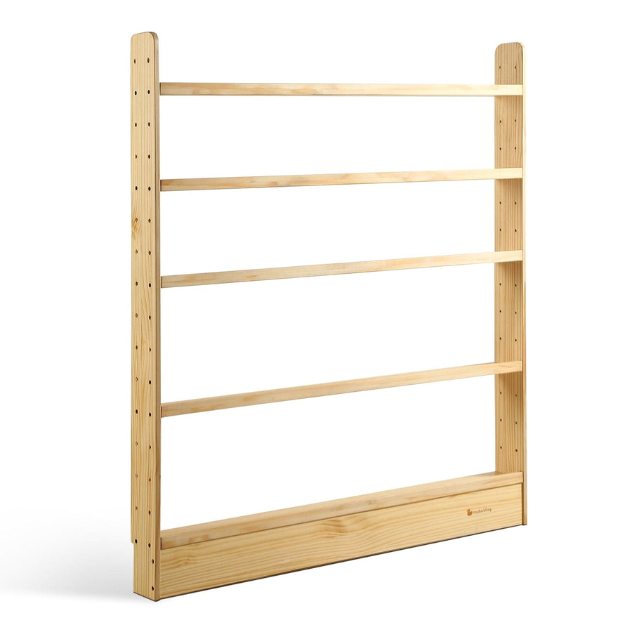 My Duckling NALA 5 Tier Adjustable Solid Wood Bookshelf