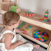 My Duckling Adjustable Solid Wood 3 Layer Storage Shelf