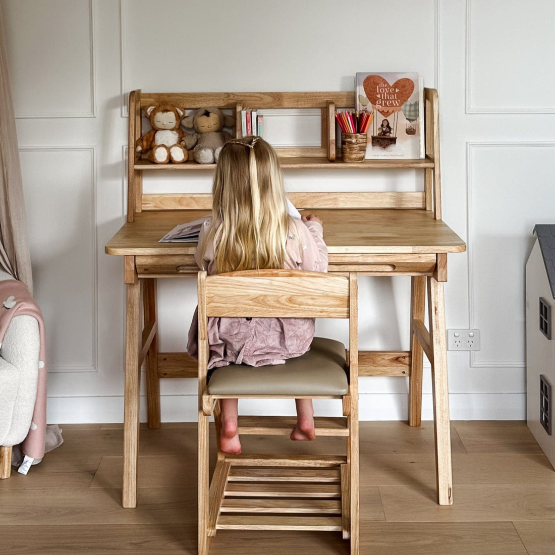 My Duckling Montessori Solid Wood Study Desk