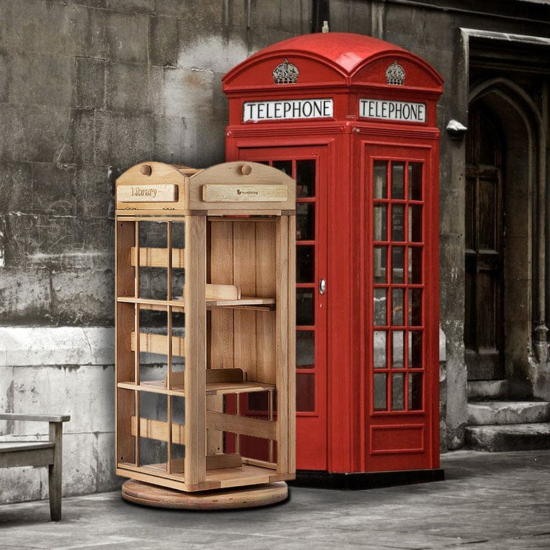 My Duckling Rotating Solid Wood Bookcase - London