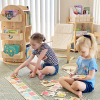 My Duckling Revolving Solid Wood Bookcase