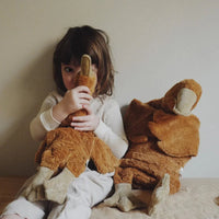 SENGER Cuddly Animal - Goose Large Rust w removable Heat/Cool Pack