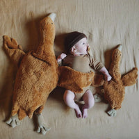 SENGER Cuddly Animal - Goose Large Rust w removable Heat/Cool Pack