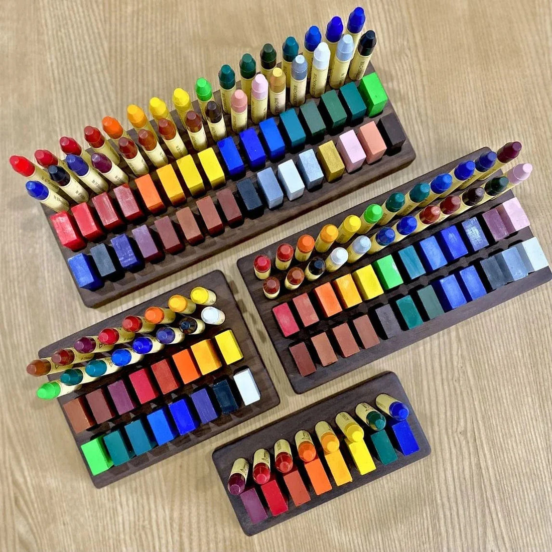 Stockmar Wax Crayons 12 Blocks in Cardboard Box