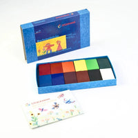 Stockmar Wax Crayons 12 Blocks in Cardboard Box