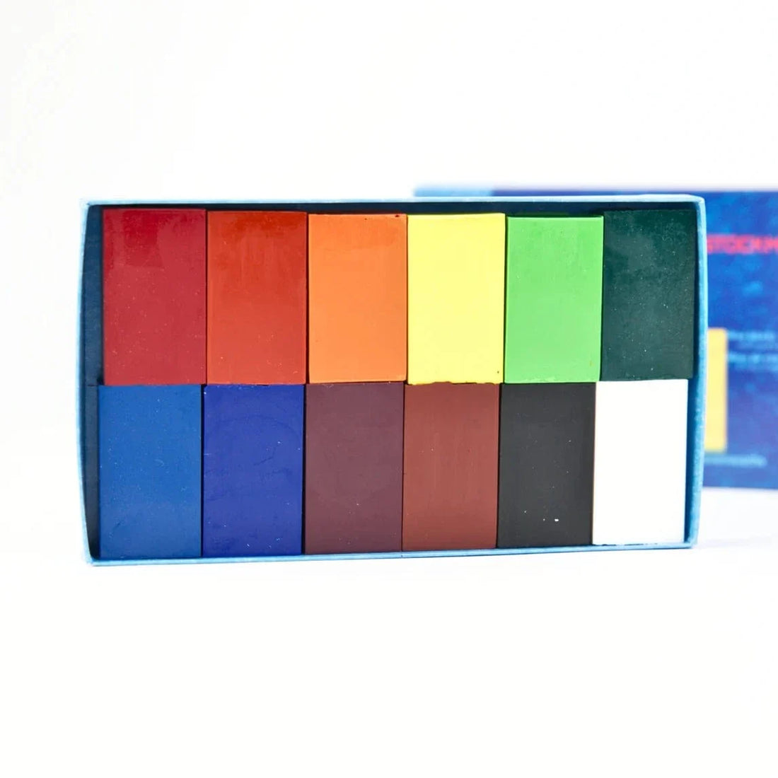Stockmar Wax Crayons 12 Blocks in Cardboard Box
