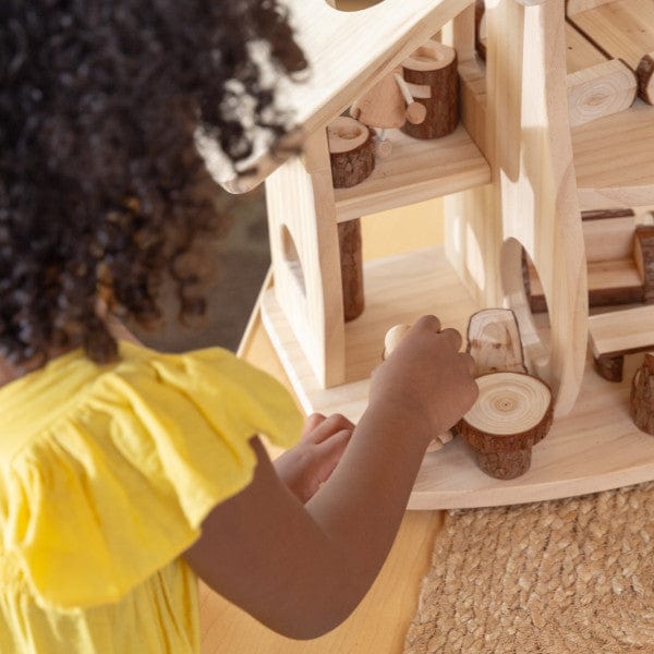 Guidecraft Woodlands Dollhouse Set
