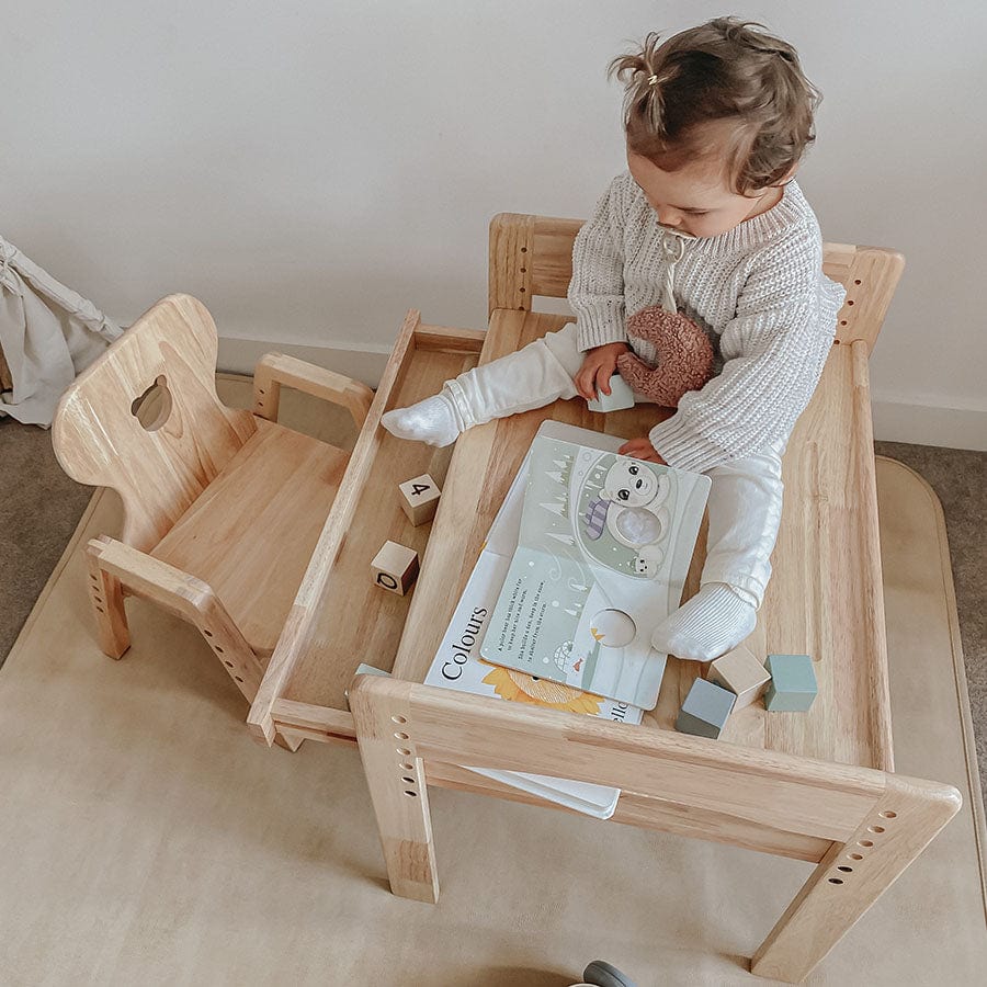 My Duckling Primary Adjustable Table and Chair Set - Bear