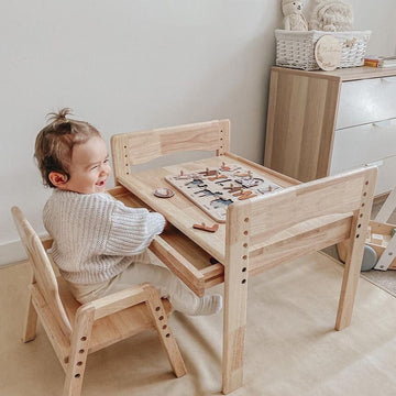 My Duckling Primary Adjustable Table and Chair Set - Bear