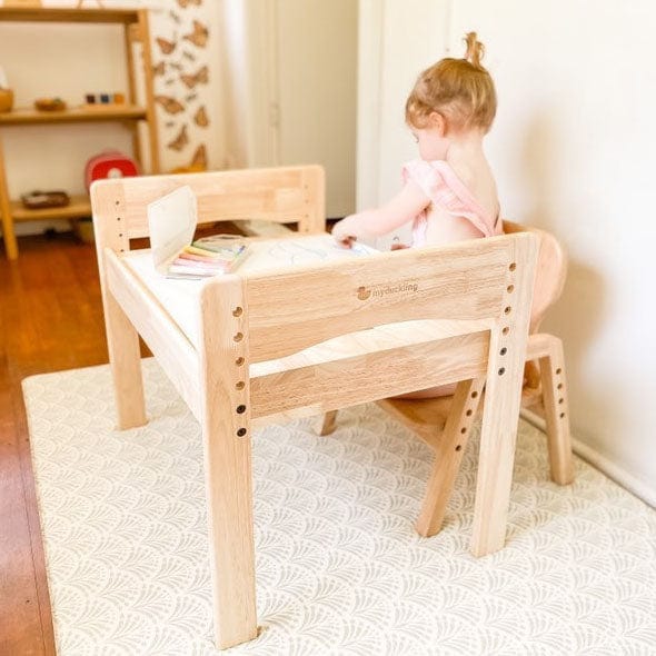 My Duckling Primary Adjustable Table and Chair Set - Duck