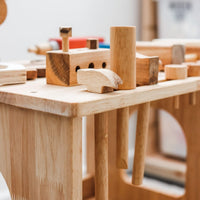 QToys Wooden Work Bench