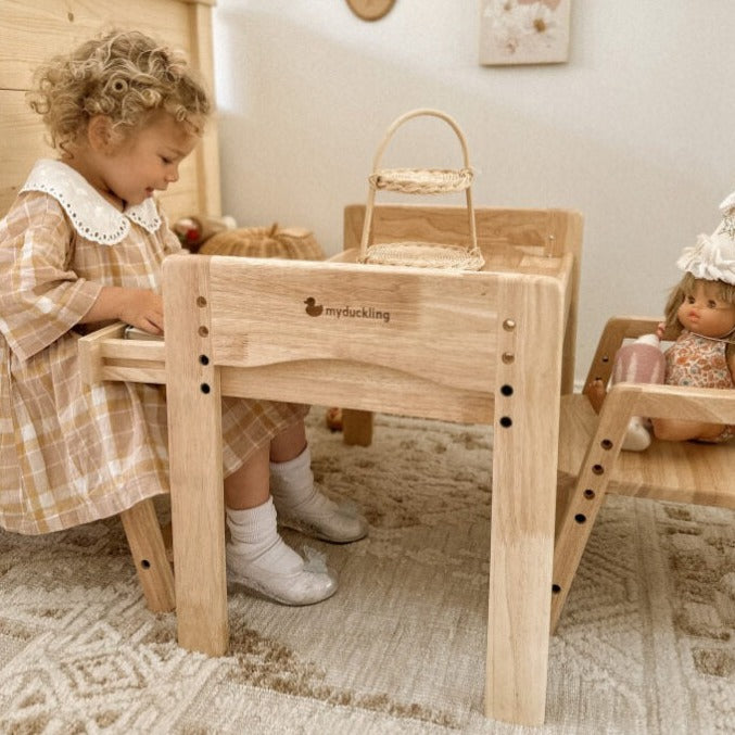 My Duckling Primary Adjustable Table and Chair Set - Duck